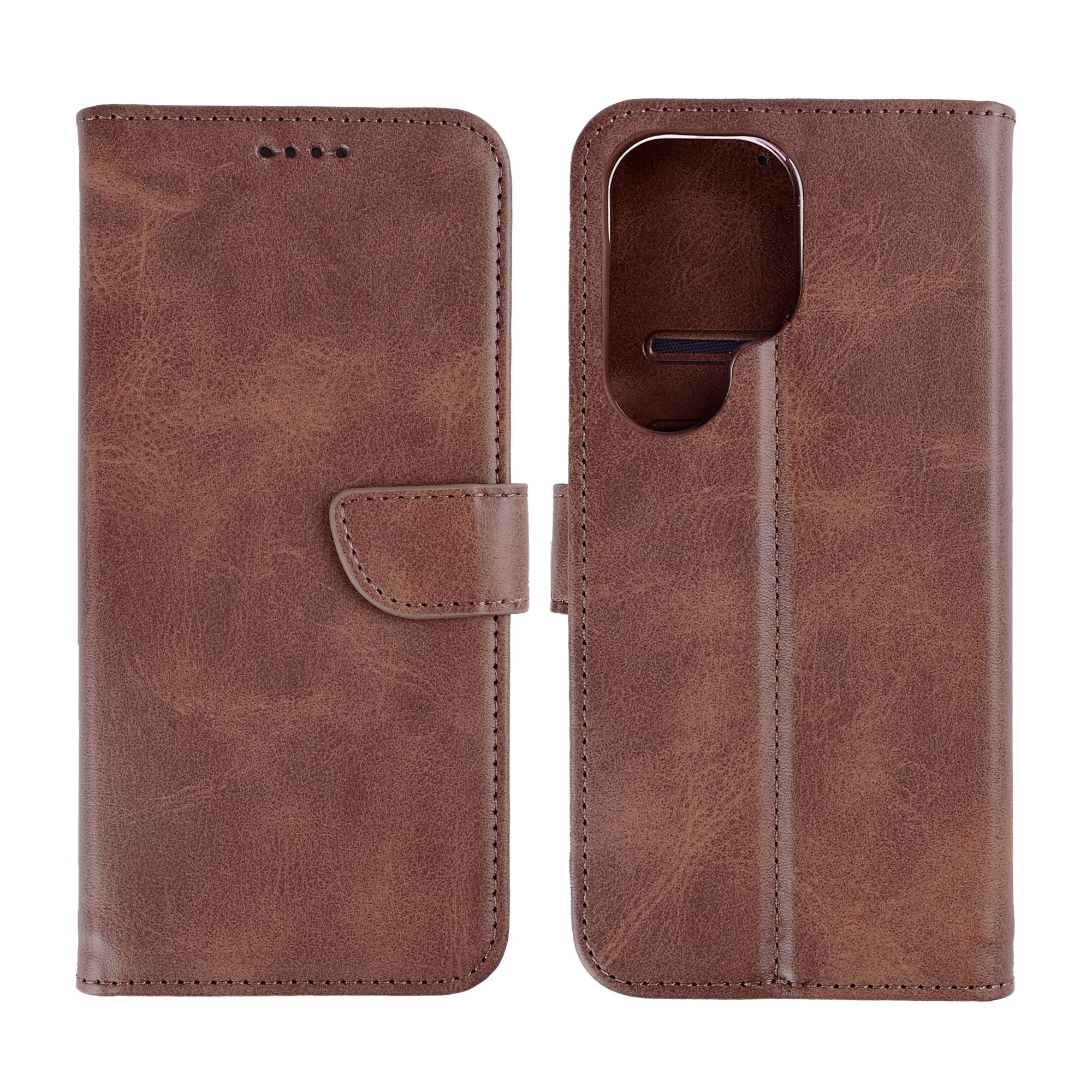Rixus Book Case Wallet Case für Samsung Galaxy S26 Ultra Braun