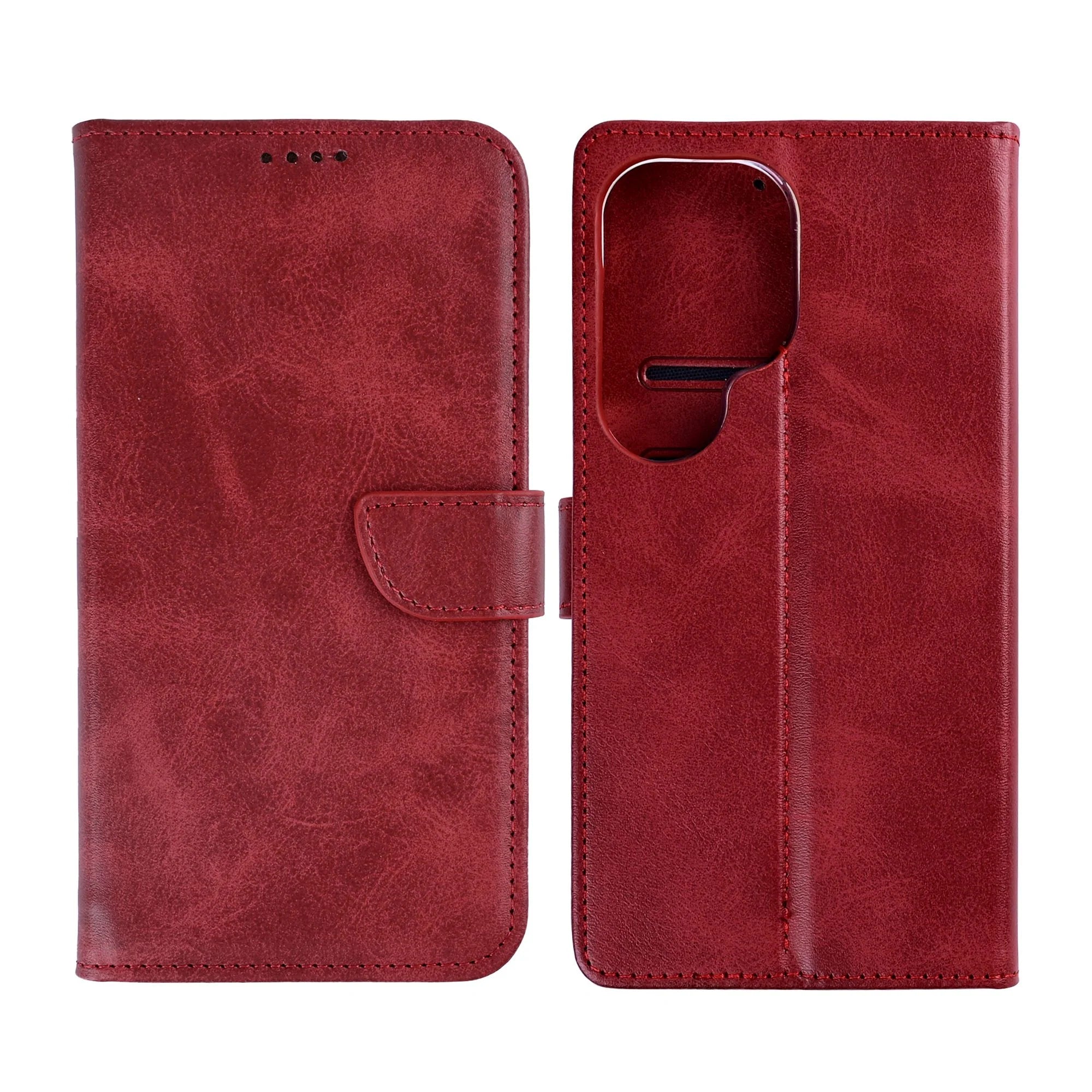 Rixus Book Case Wallet Case für Samsung Galaxy S26 Ultra Rot