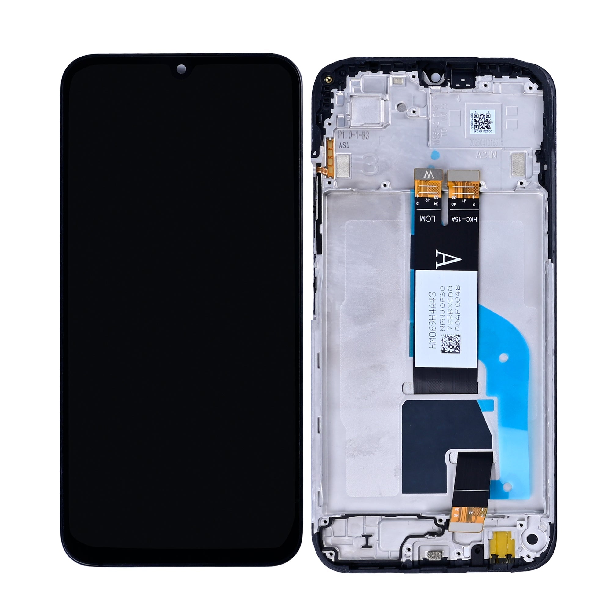 Xiaomi Redmi 15C 5G (Global) Display und Digitizer mit Rahmen, Mitternachtsschwarz, OEM