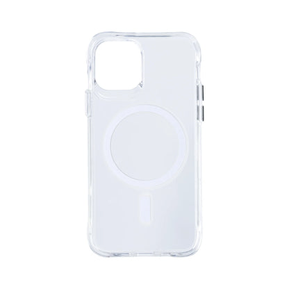 Rixus Kristallklares Anti-Schock TPU Case mit MagSafe für iPhone 12 / 12 Pro – Transparent