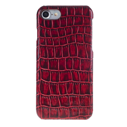 Trinity Echt Ledertasche Set iPhone 7 Rot