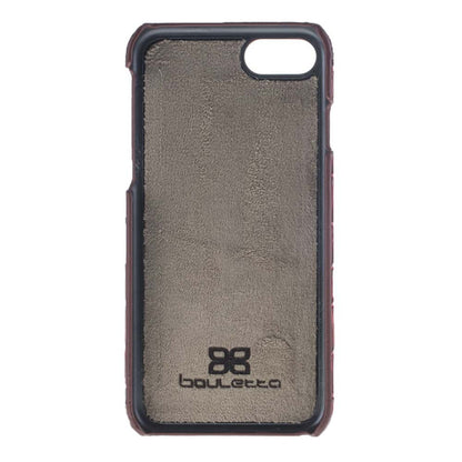 Trinity Echt Ledertasche Set iPhone 7 Rot