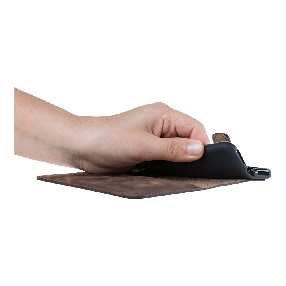 Bouletta Echt Leder BookCase P9 Huawei