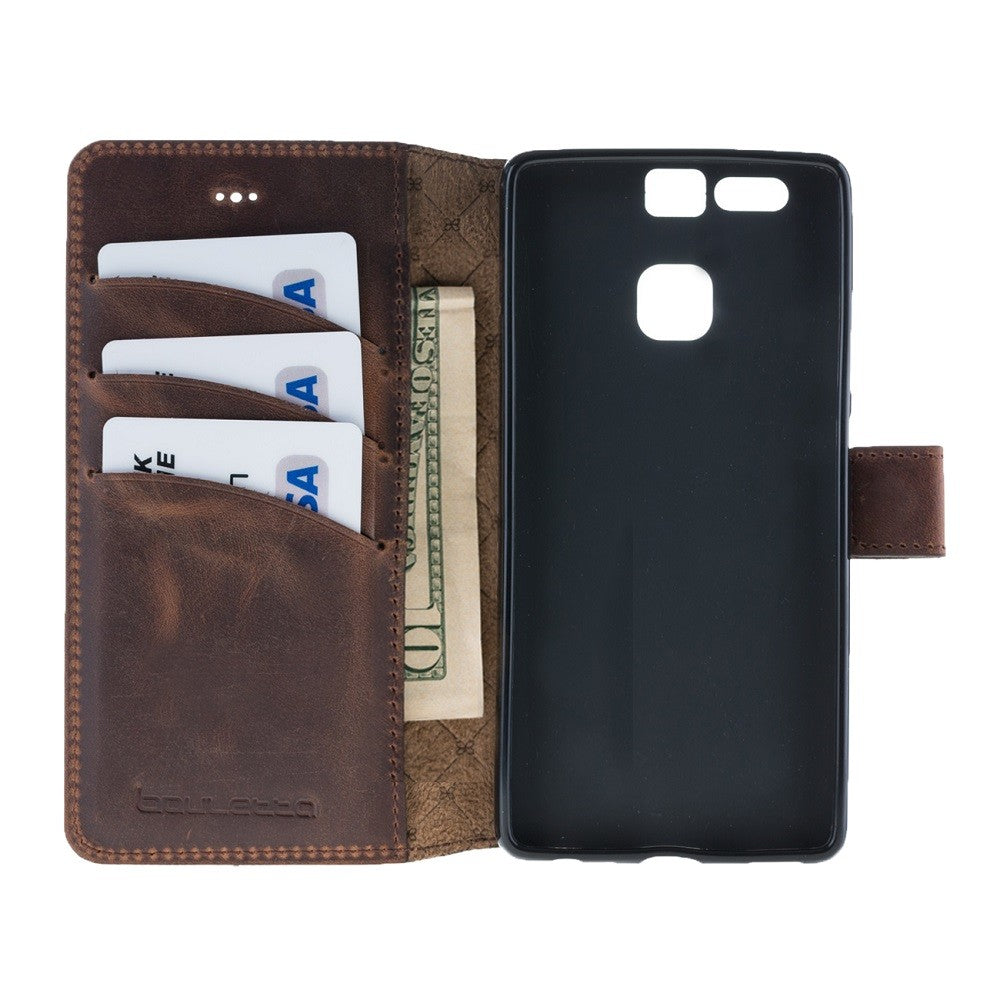 Bouletta Echt Leder BookCase P9 Huawei