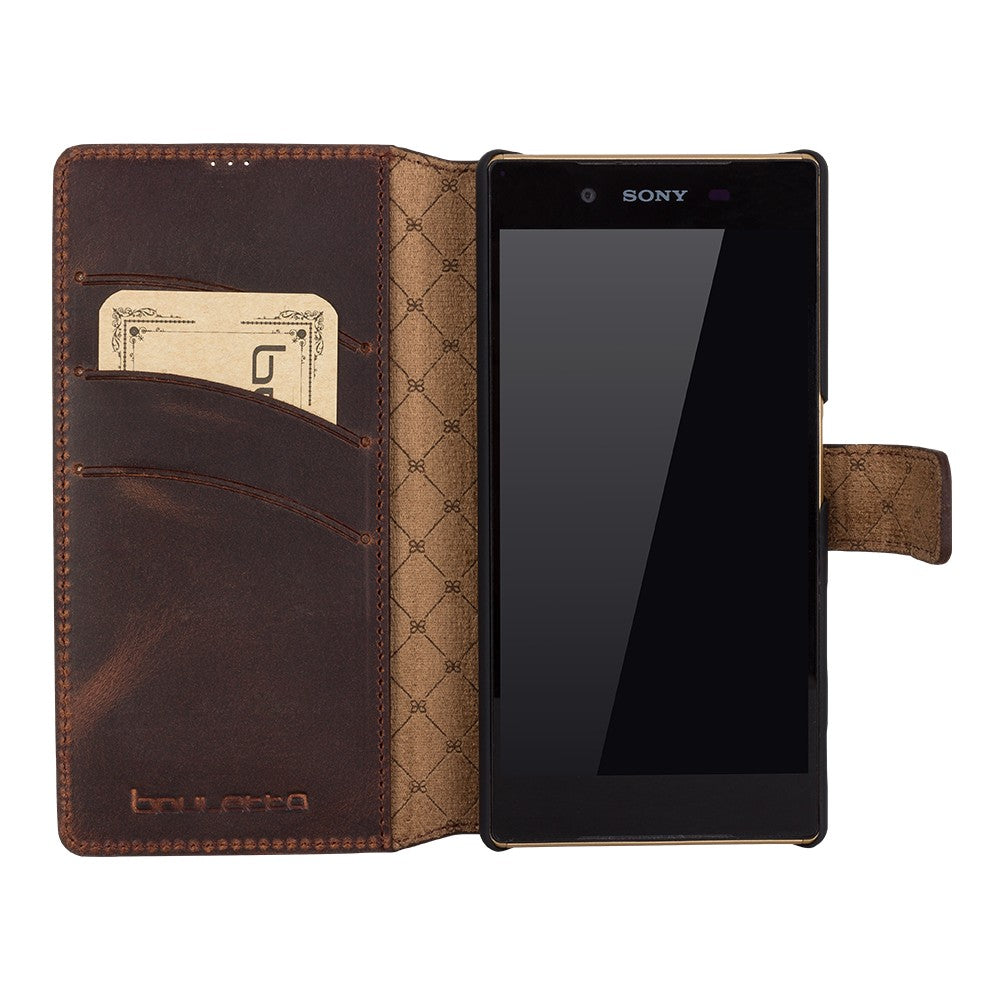 Bouletta Echt Leder BookCase Z5 Xperia
