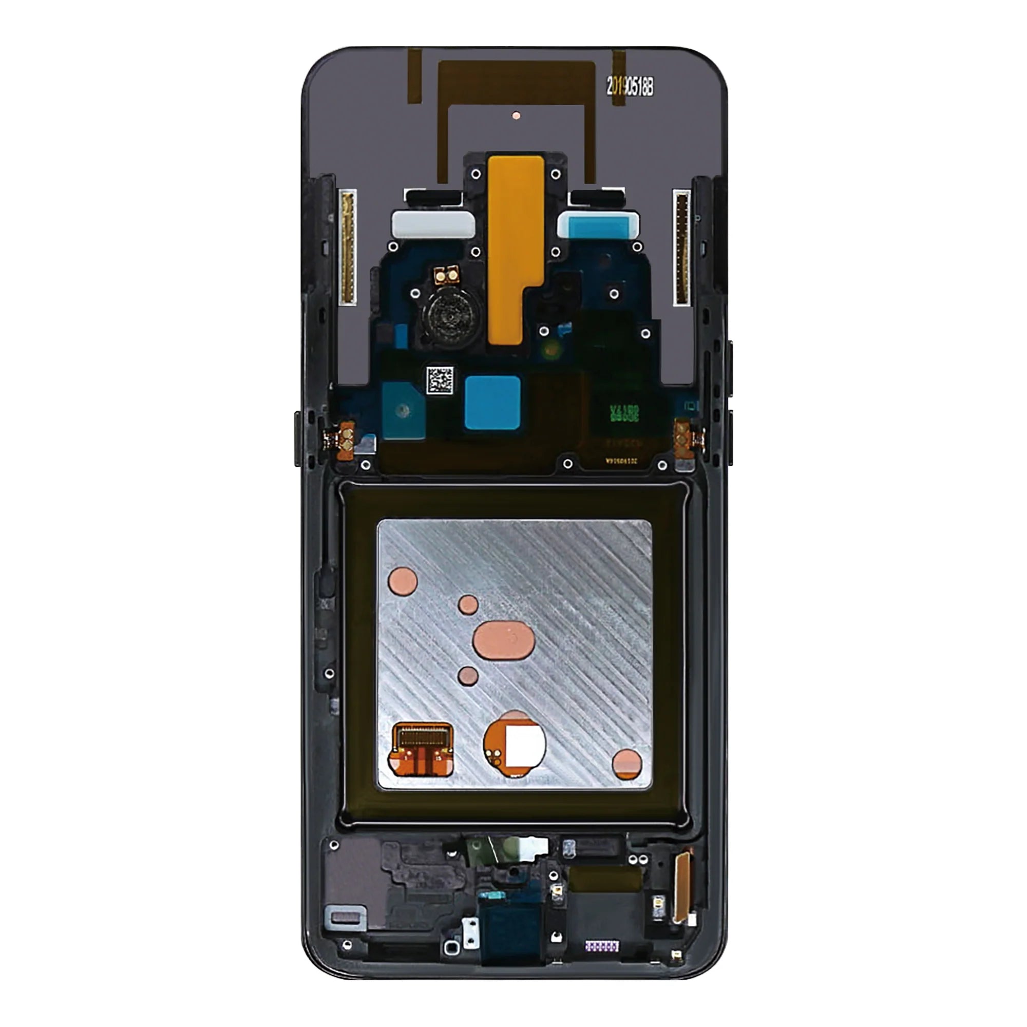 Samsung Galaxy A80 Display Modul Schwarz (Service Pack, AMOLED, mit Rahmen) - Phonebazaar