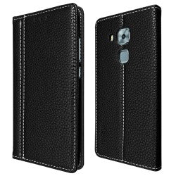 Schwarz Book Tasche Huawei Nova Plus