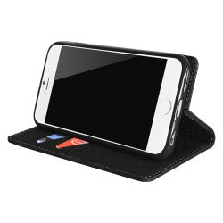 Schwarz Book Tasche Huawei P9 Lite