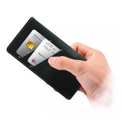 Schwarz Book Tasche Huawei P9 Lite