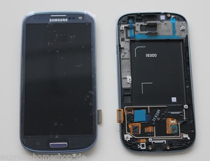 Samsung Galaxy S3 i9300 Display LCD Touchscreen Blau