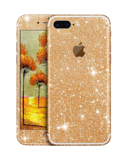 iphone 7 Plus Gold Bling Aufkleber Schutz-Folie Sticker Skin