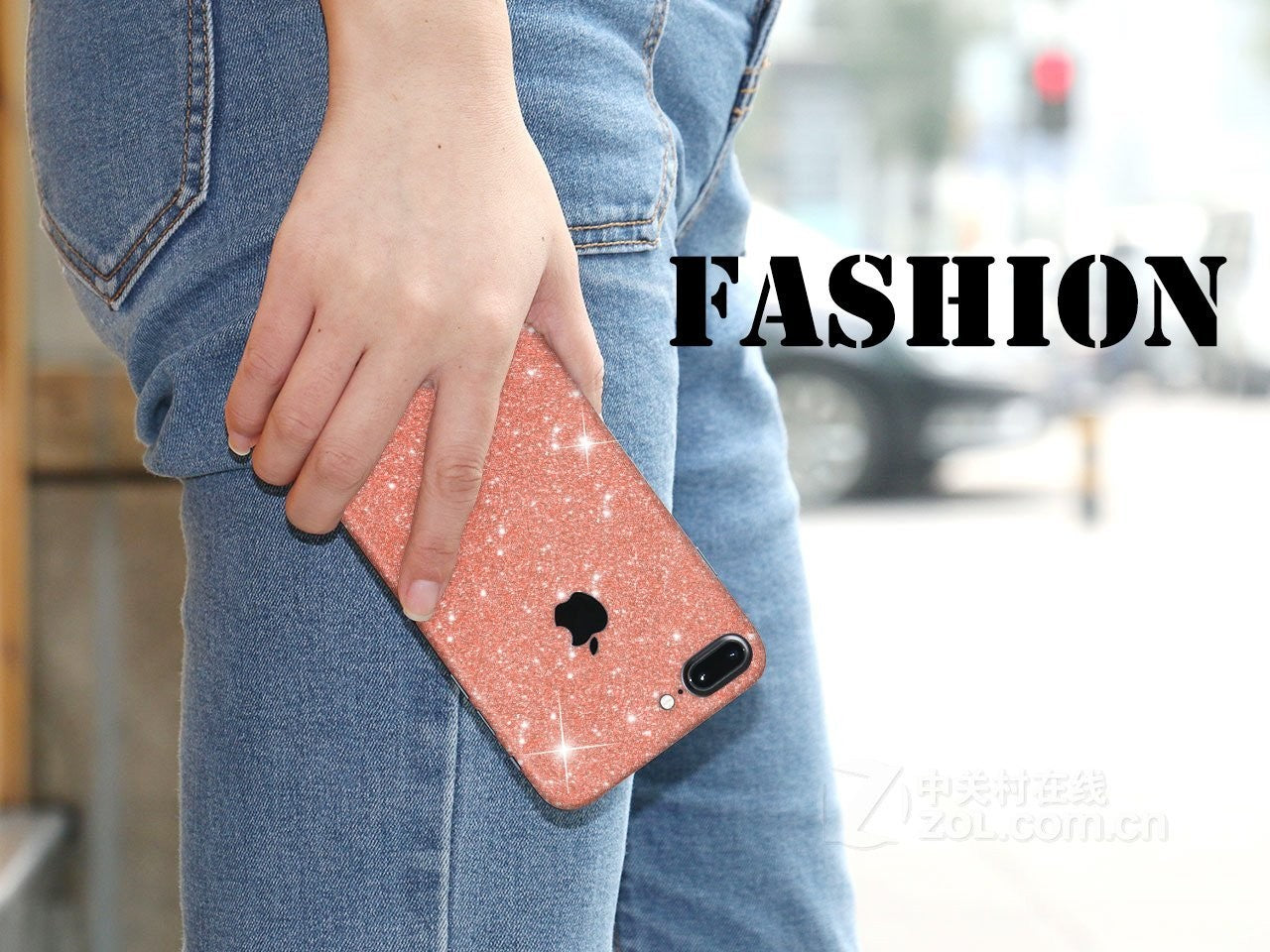 iphone 7 Plus Rosegold Bling Aufkleber Schutz-Folie Sticker Skin