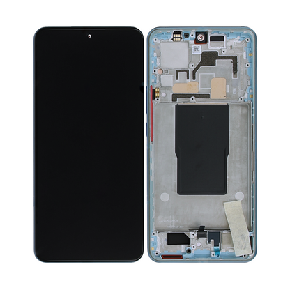 Xiaomi 12T 5G, 12T Pro 5G Display und Digitizer mit Rahmen, blau, OEM