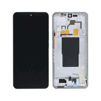 Xiaomi 12T 5G, 12T Pro 5G Display und Digitizer mit Rahmen, Silber, OEM