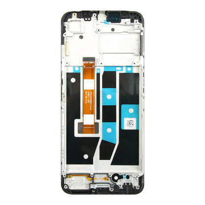 Oppo A54S Display und Digitizer mit Rahmen, Schwarz, OEM