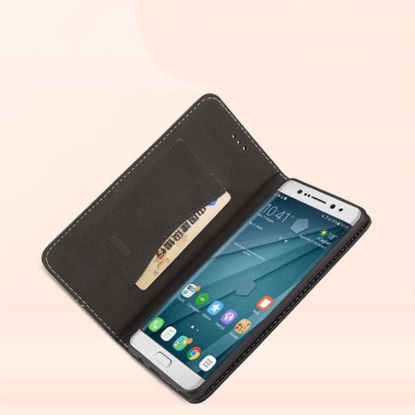 Gold Edel Leder Etui Galaxy S8