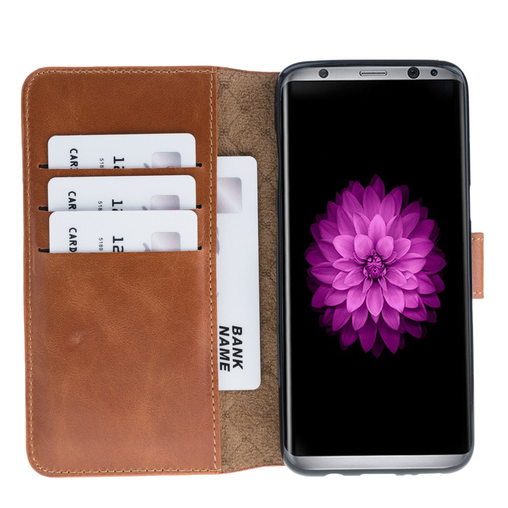 Bouletta Echt Leder Galaxy S8+ Book Wallet