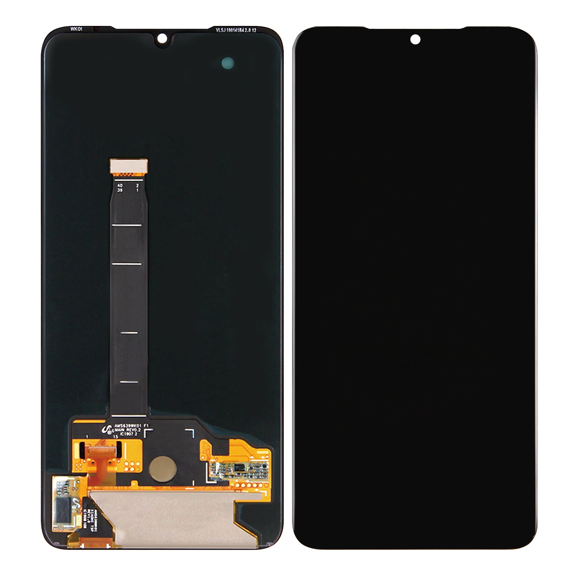 Xiaomi Mi 9 Display und Digitizer ohne Rahmen, Schwarz, OEM