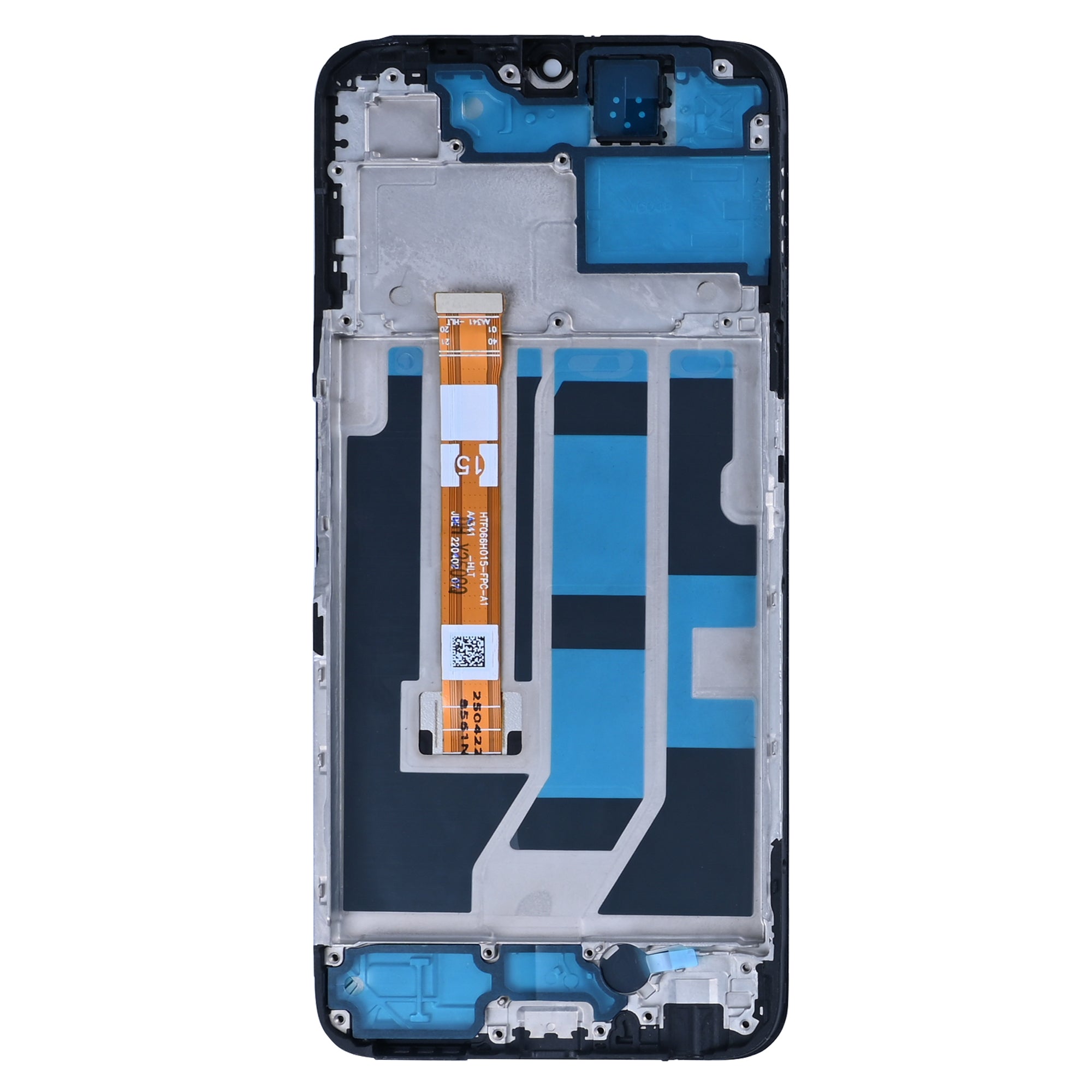 Oppo A78 5G Display und Digitizer mit Rahmen, leuchtend lila (OEM)