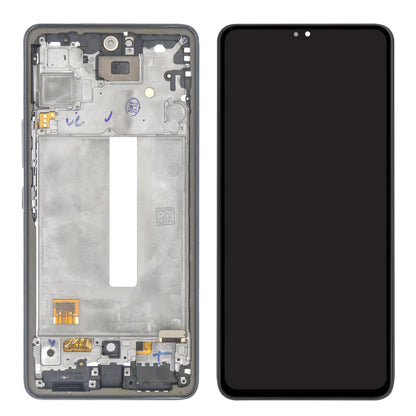 Samsung Galaxy A53 5G Display und Digitizer mit Rahmen Schwarz Soft-OLED - Phonebazaar