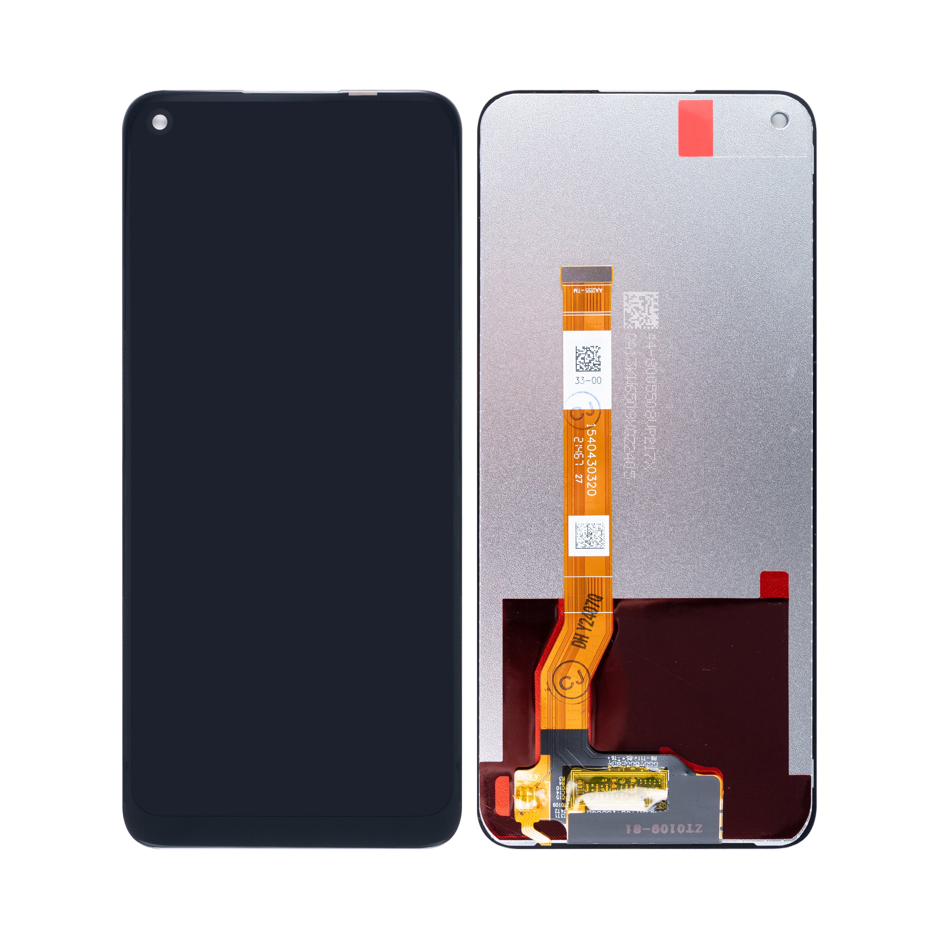 Oppo A96 4G Display und Digitizer ohne Rahmen, Schwarz, OEM
