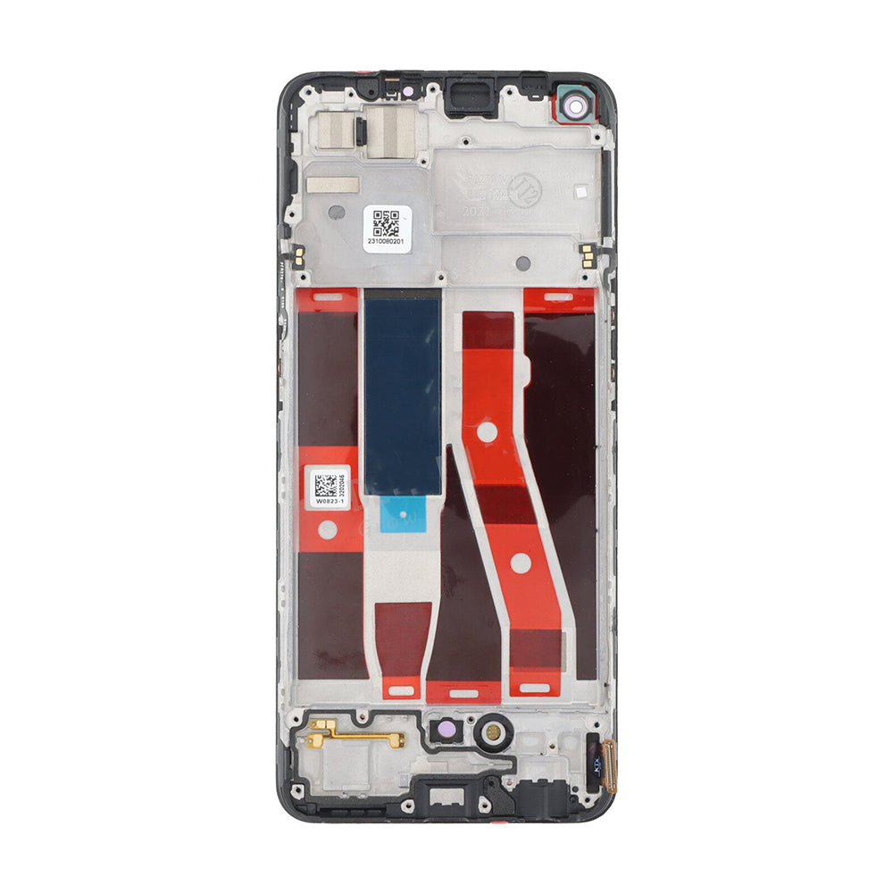 Oppo A94 4G Display And Digitizer With Frame Fluid Black OEM