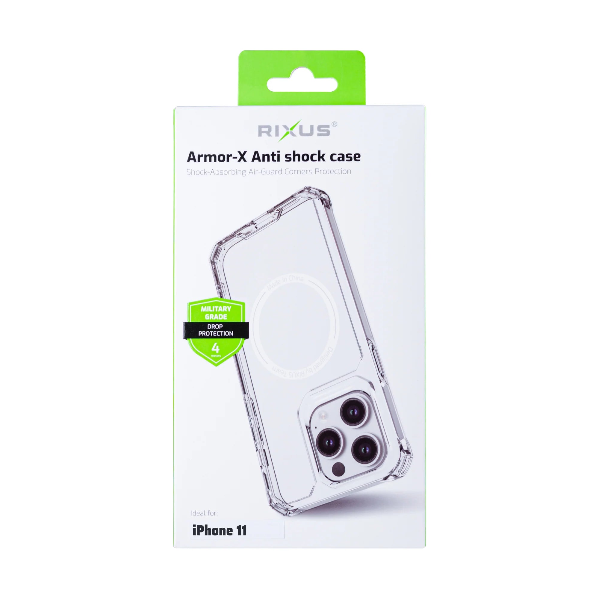 Rixus iPhone 11 Armor-X Antischock MagSafe Clear Case