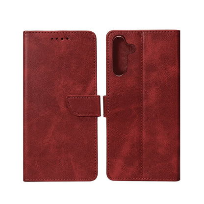 Rixus Book Case Wallet Case für Samsung Galaxy S23 FE Rot