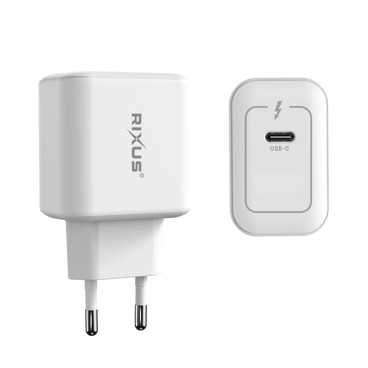 Rixus RXHC25 25W USB-C Power Adapter – Weiss - Phonebazaar