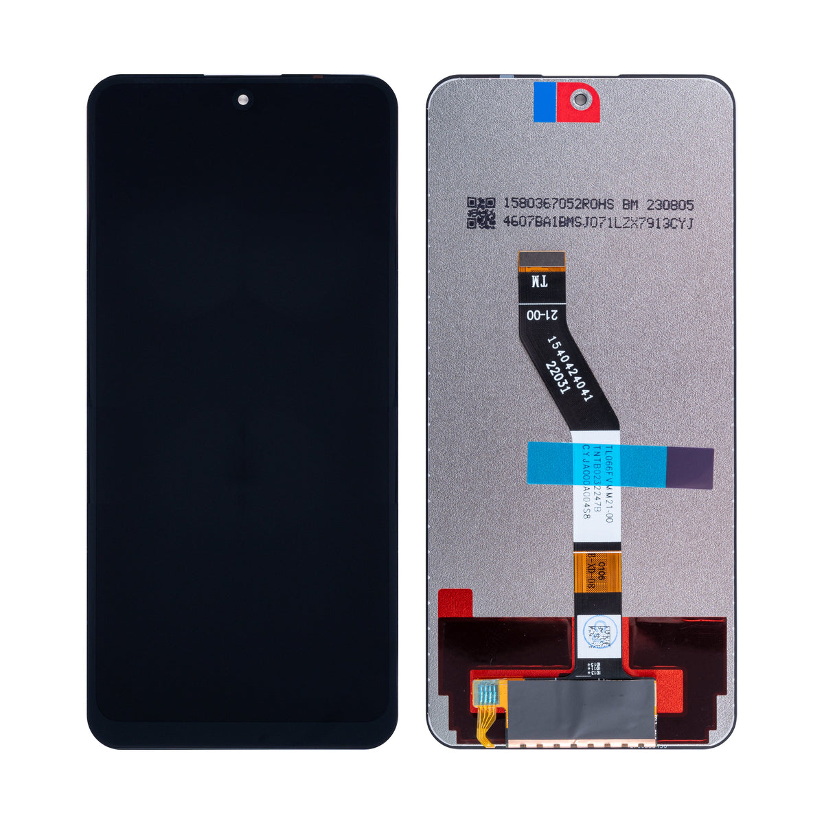 Xiaomi Redmi Note 11S 5G, Poco M4 Pro 5G, Redmi Note 11T 5G Display und Digitizer ohne Rahmen, Schwarz, OEM