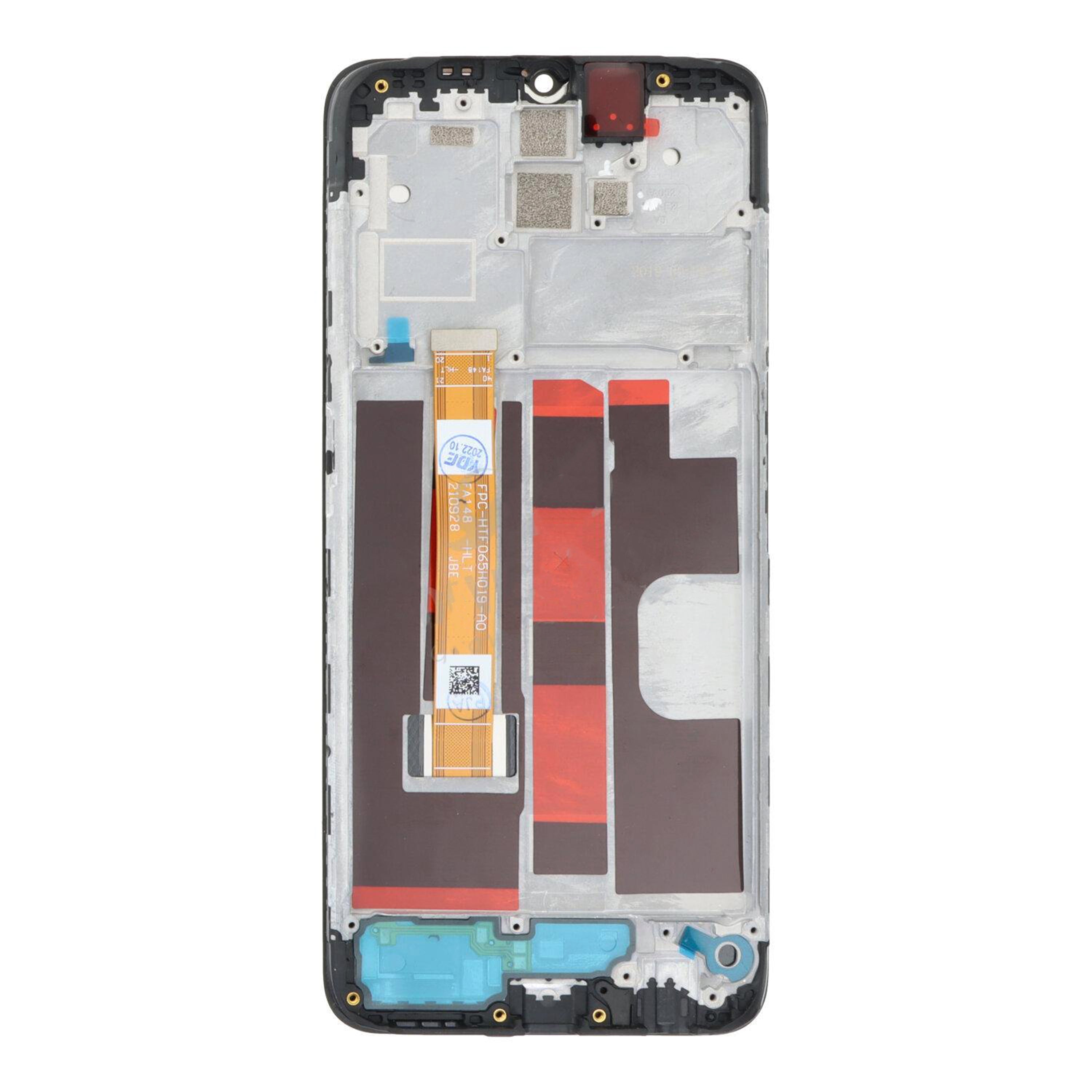Oppo A9 (2020) Display und Digitizer mit Rahmen, Schwarz, OEM