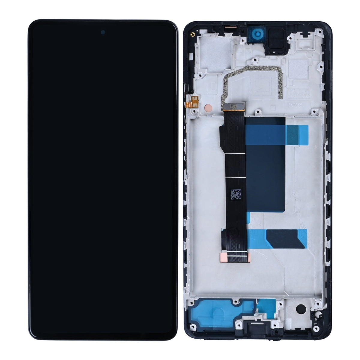 Xiaomi Redmi Note 12 Pro 5G Display und Digitizer mit Rahmen, Schwarz, OEM