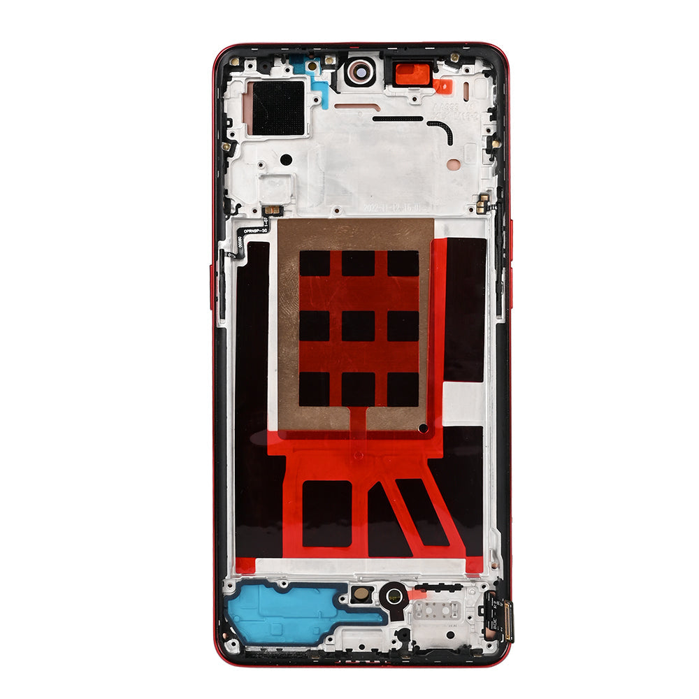 Oppo Reno9 Display And Digitizer With Frame Red OEM