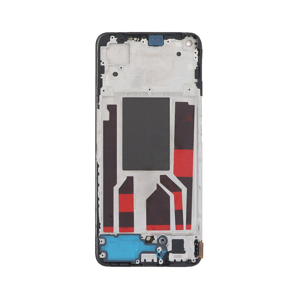 Oppo Reno8 5G Display And Digitizer With Frame Black OEM