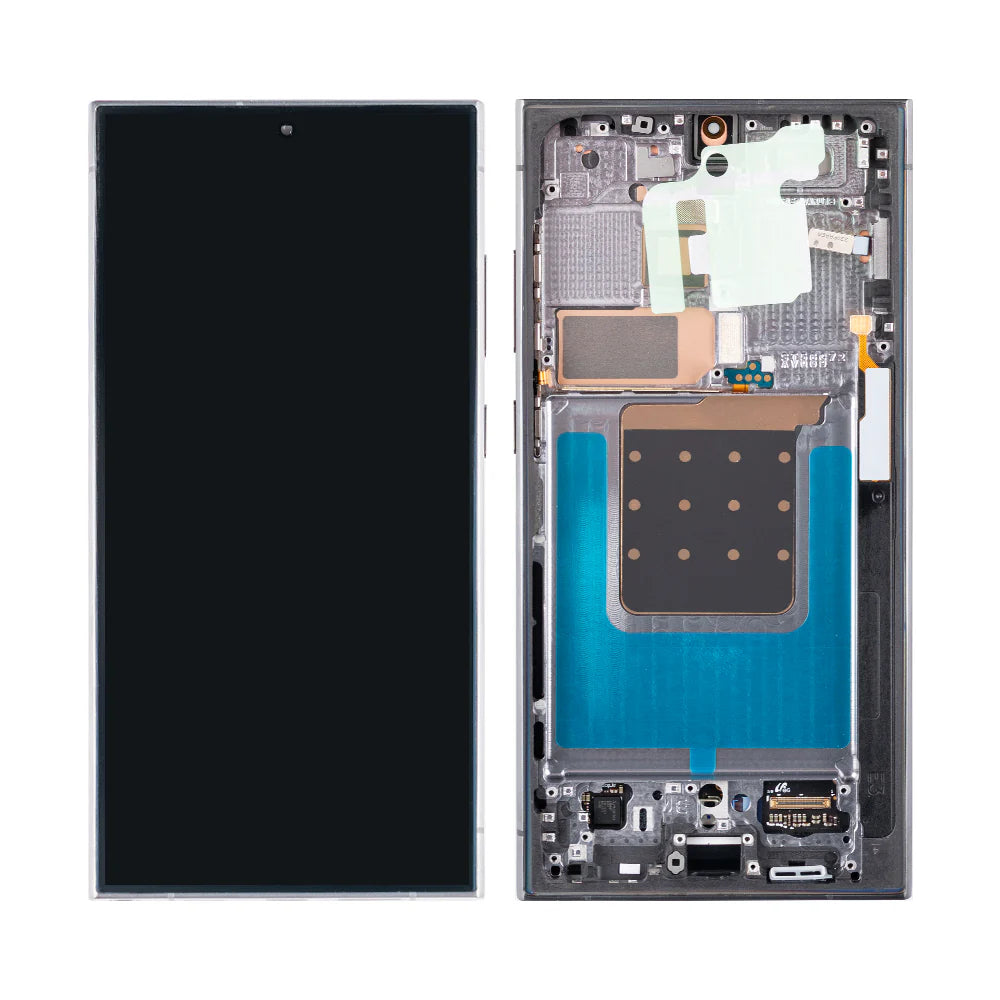 Samsung Galaxy S24 Ultra Display und Digitizer Titan Schwarz Zusammengebaut - Phonebazaar