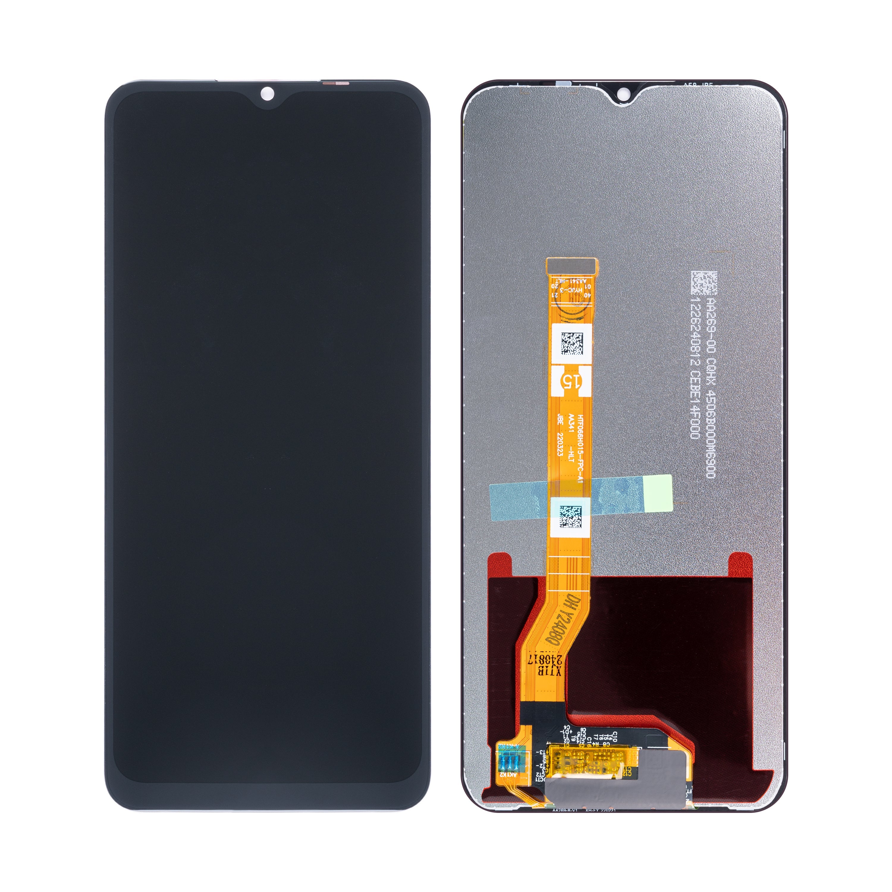Oppo K10 5G Display und Digitizer ohne Rahmen, Schwarz, OEM