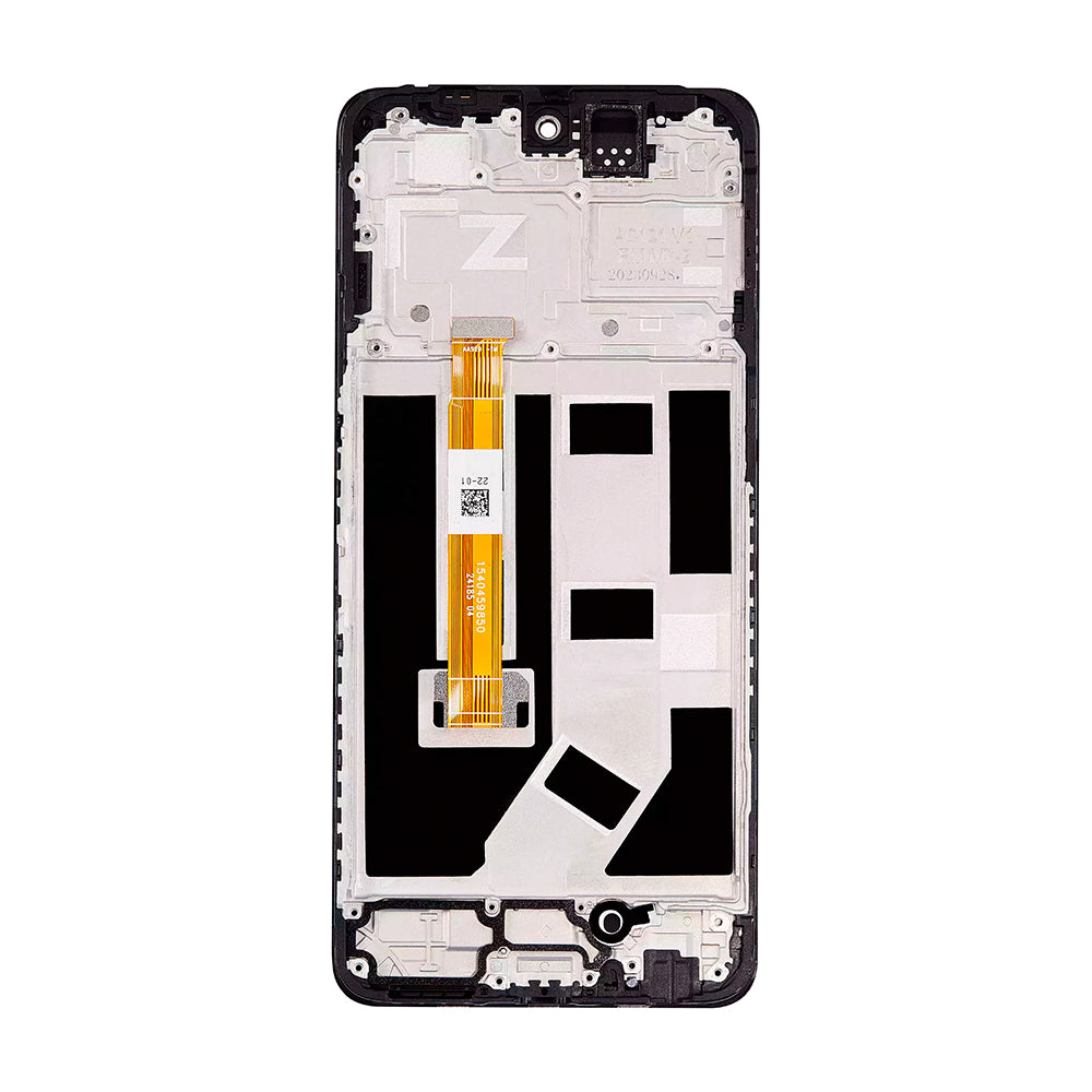 Oppo A79 Display und Digitizer mit Rahmen, Schwarz, OEM