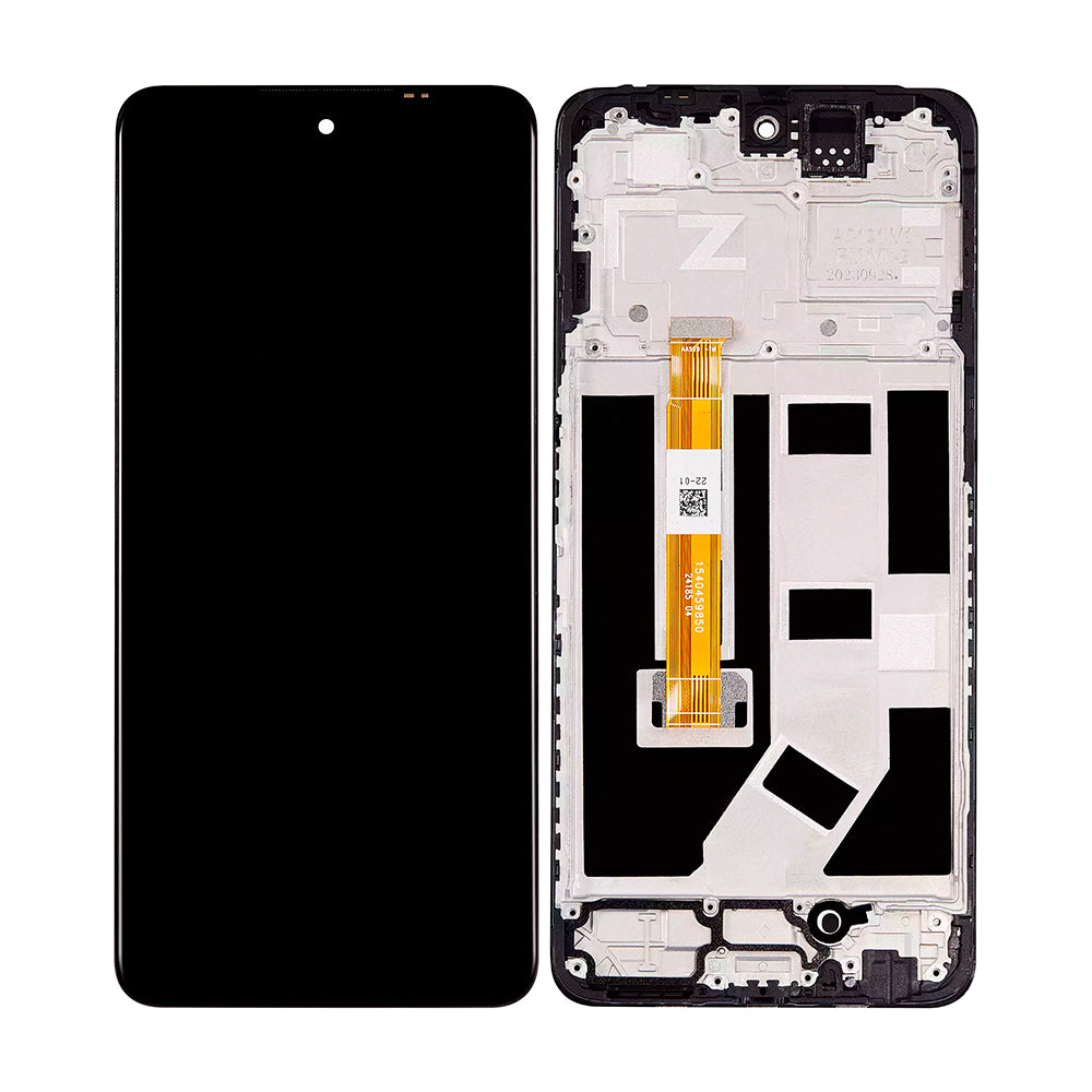 Oppo A79 Display und Digitizer mit Rahmen, Schwarz, OEM