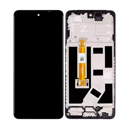 Oppo A79 Display und Digitizer mit Rahmen, Schwarz, OEM