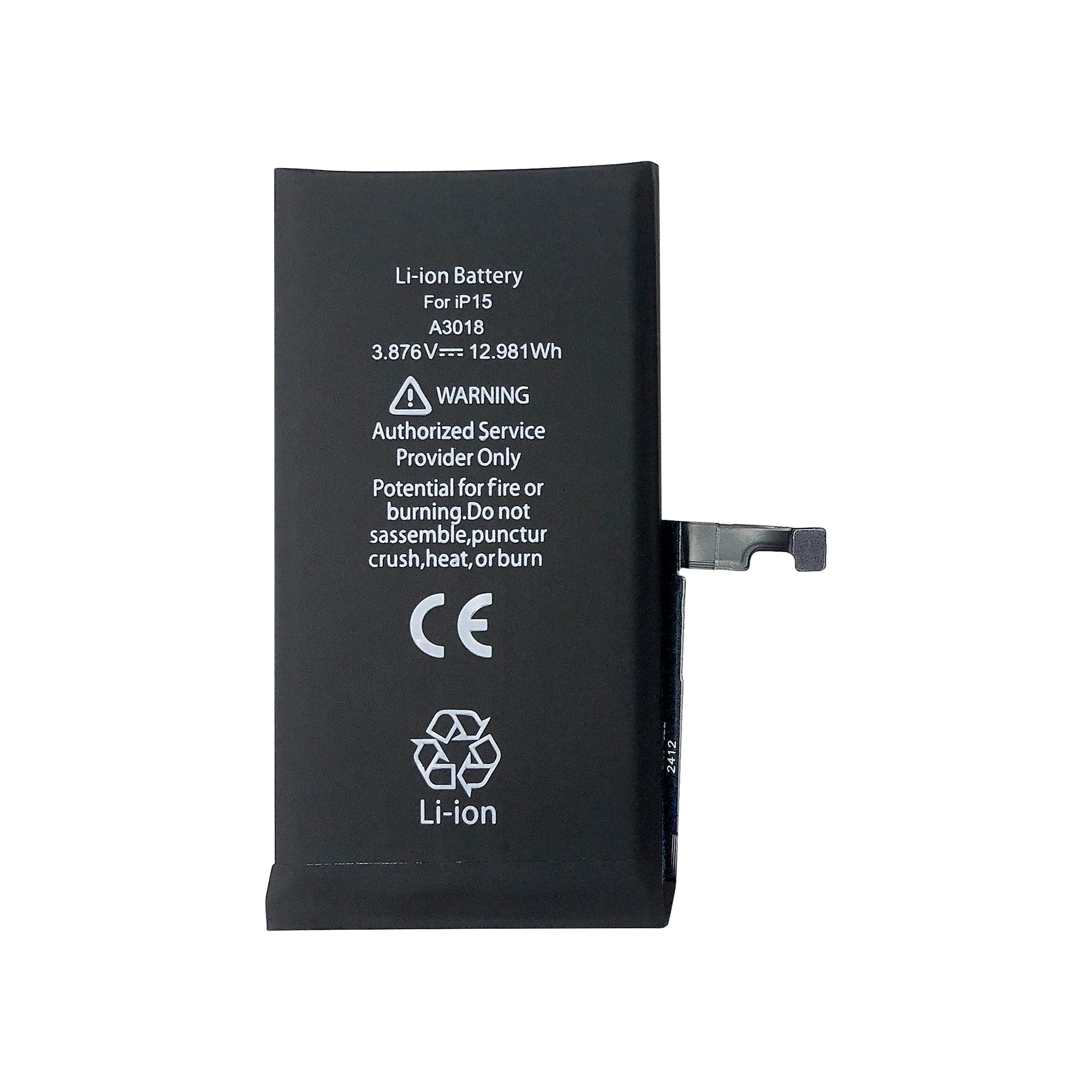 Für iPhone 15 Akku mit TI-Chip