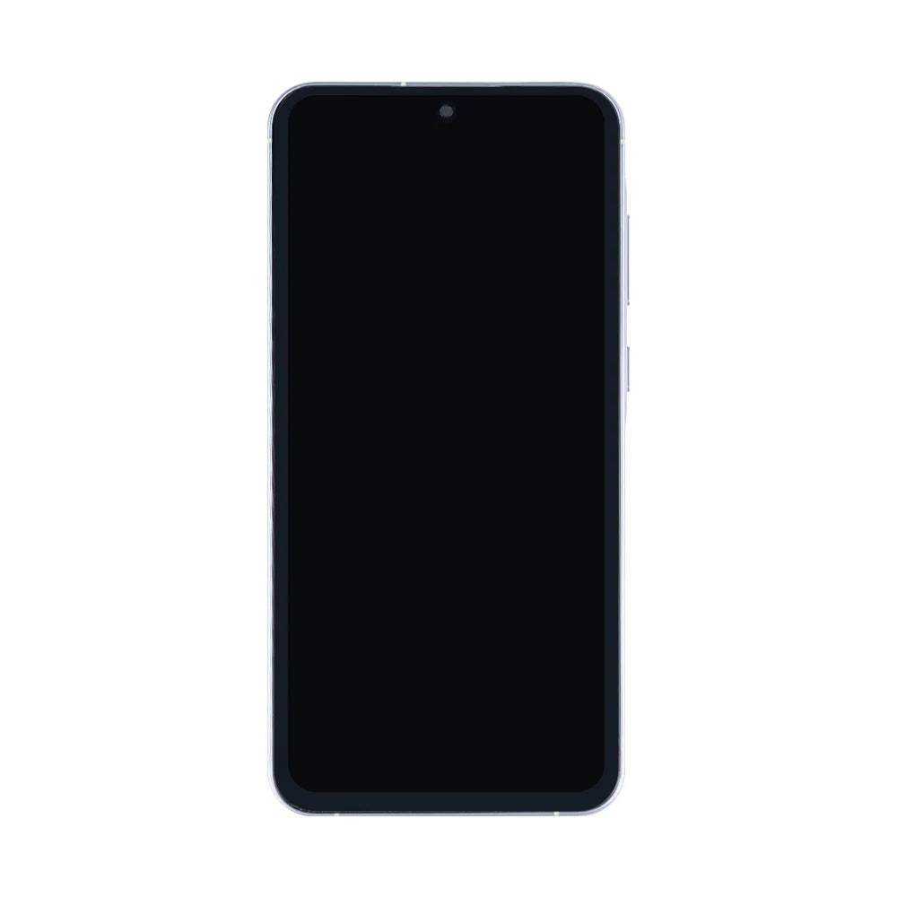 Samsung Galaxy A55 5G Soft-OLED Display silber (mit Rahmen) - Phonebazaar