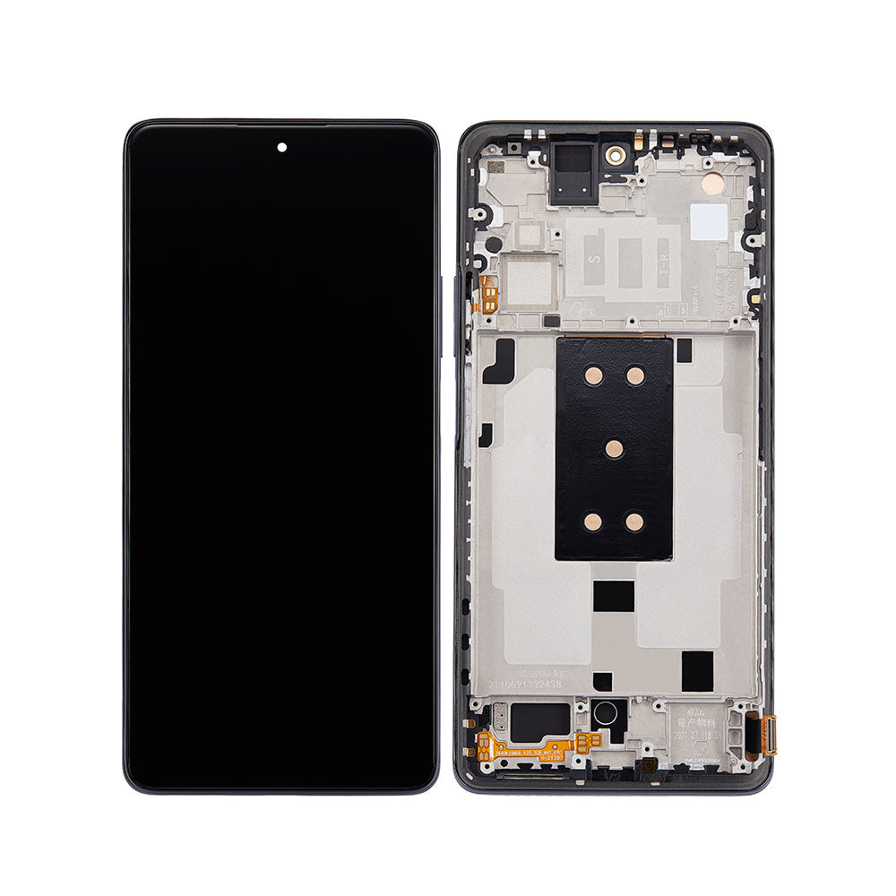 Xiaomi 11T, 11T Pro 5G Display And Digitizer With Frame Meteorite Grey OEM