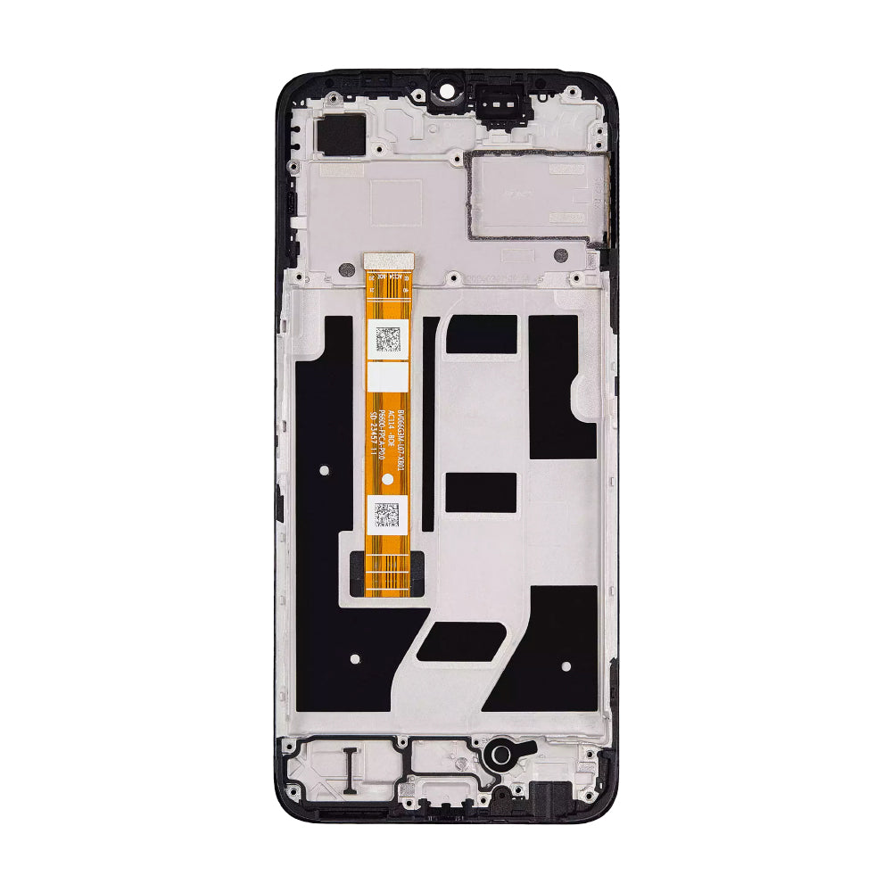 Oppo A2x Display und Digitizer mit Rahmen, Schwarz, OEM