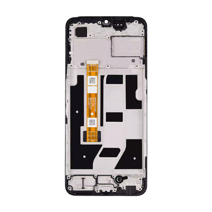 Oppo A2x Display und Digitizer mit Rahmen, Schwarz, OEM