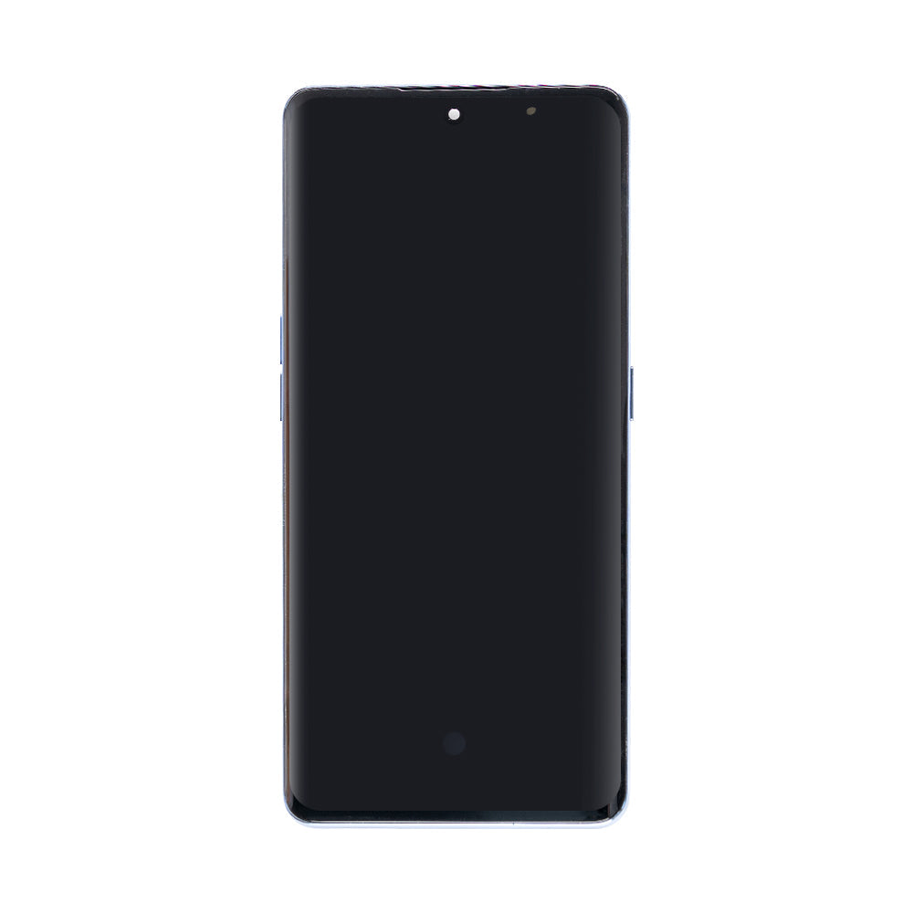 Oppo A1 Pro Display und Digitizer mit Rahmen, blau, OEM