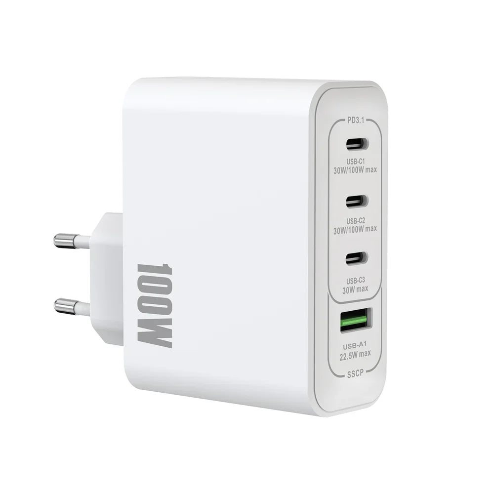 Rixus RXHC100 100W GaN Power Adapter – Weiss