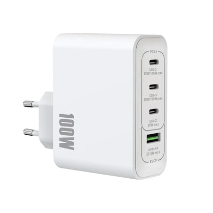 Rixus RXHC100 100W GaN Power Adapter – Weiss