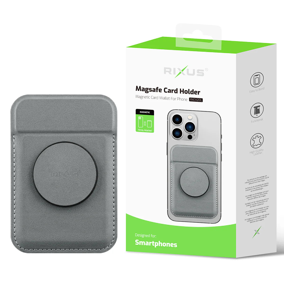 Rixus MagSafe Card Holder – Kartenhalter mit Magnet