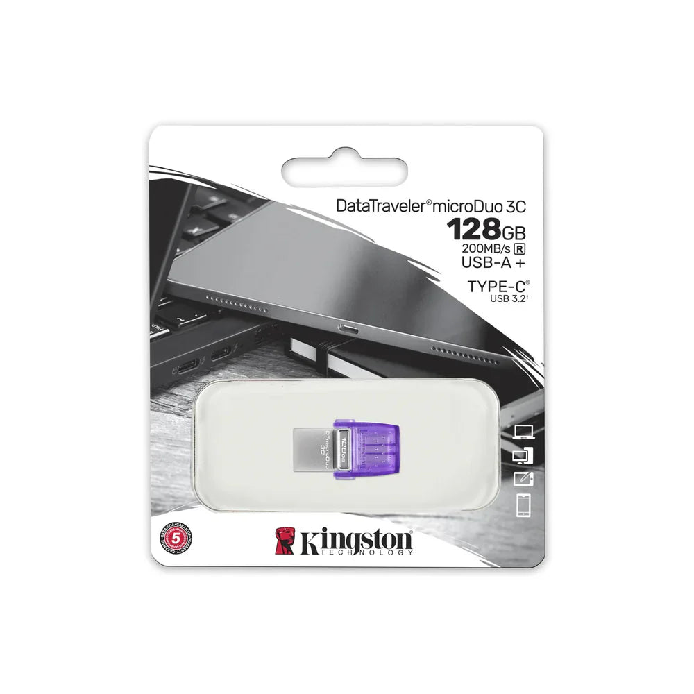 Kingston DataTraveler MicroDuo 3C 128GB – USB-C & USB-A Stick