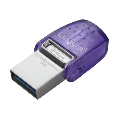 Kingston DataTraveler microDuo 3C 64GB USB 3.2 Gen 1 – Dual-Anschluss (Original)
